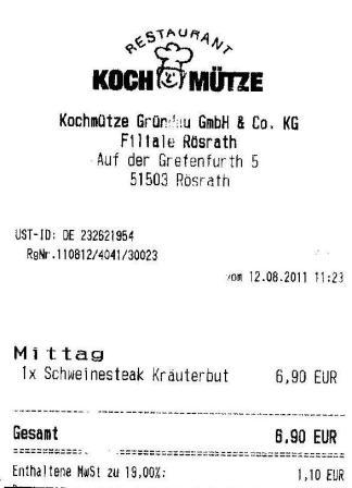 ifwr Hffner Kochmtze Restaurant